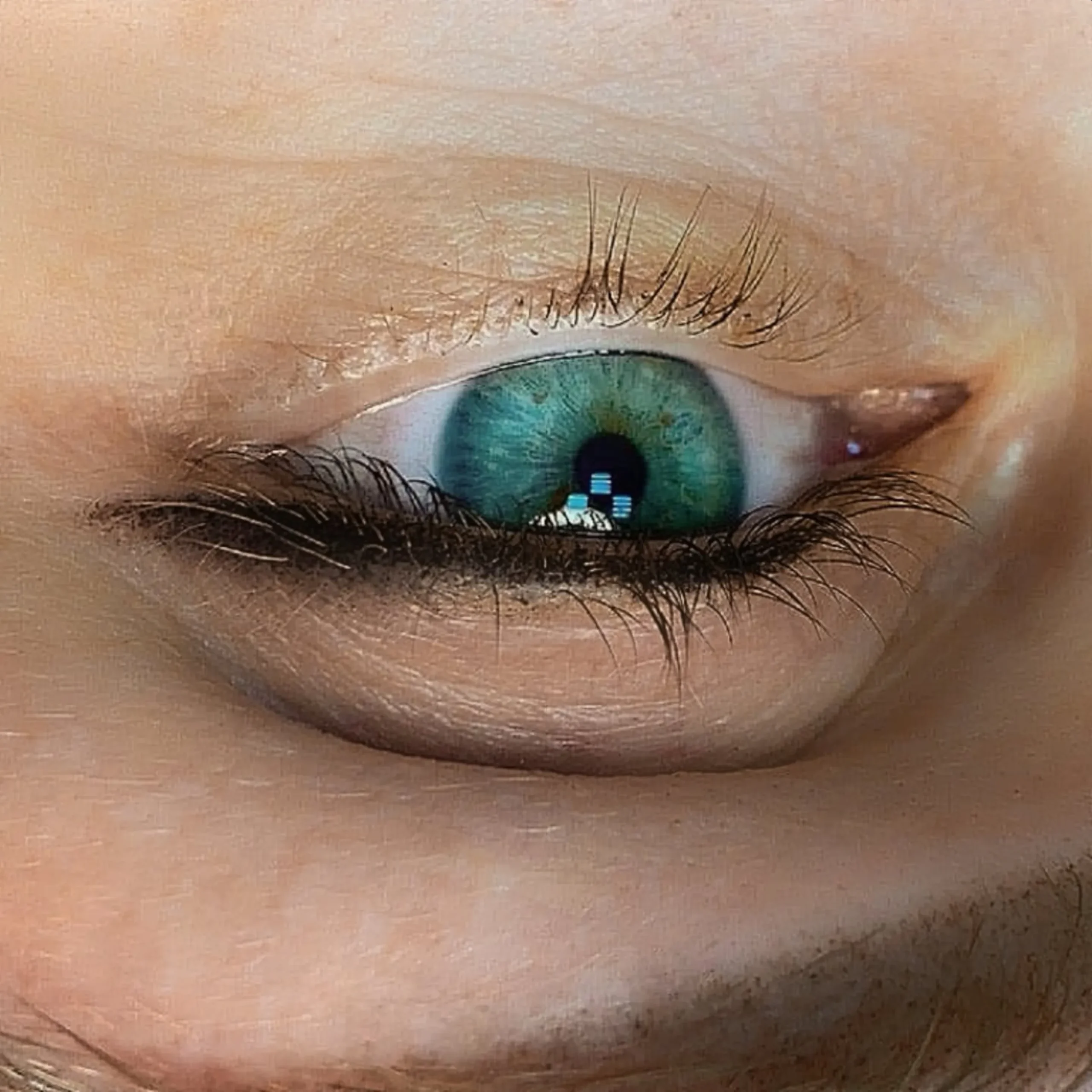 tattooed eyeliner before and after